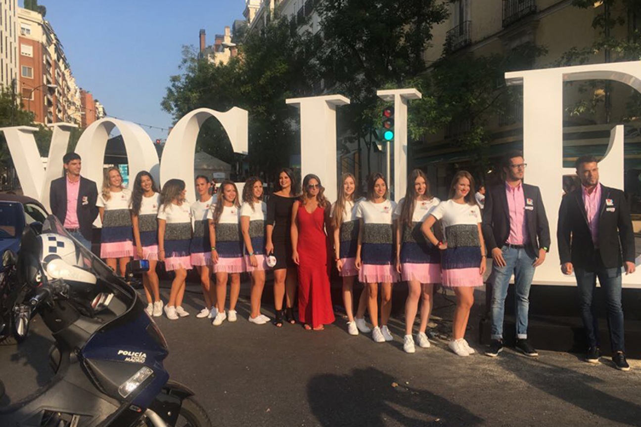 El equipo de Siglo XXI Azafatas en la Vogue Fashion’s Night Out