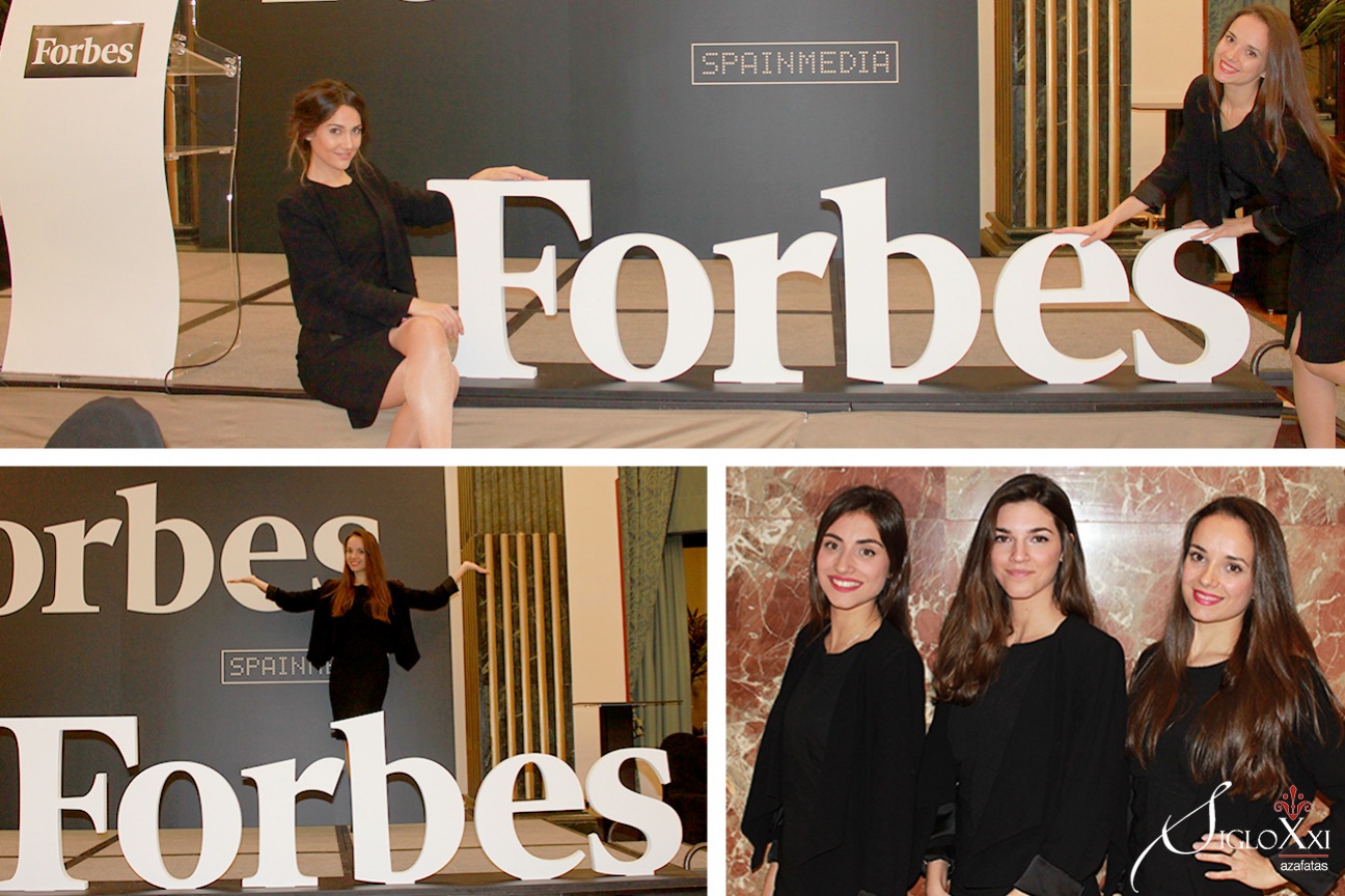 El equipo de Siglo XXI Azafatas en los Premios Forbes 2017